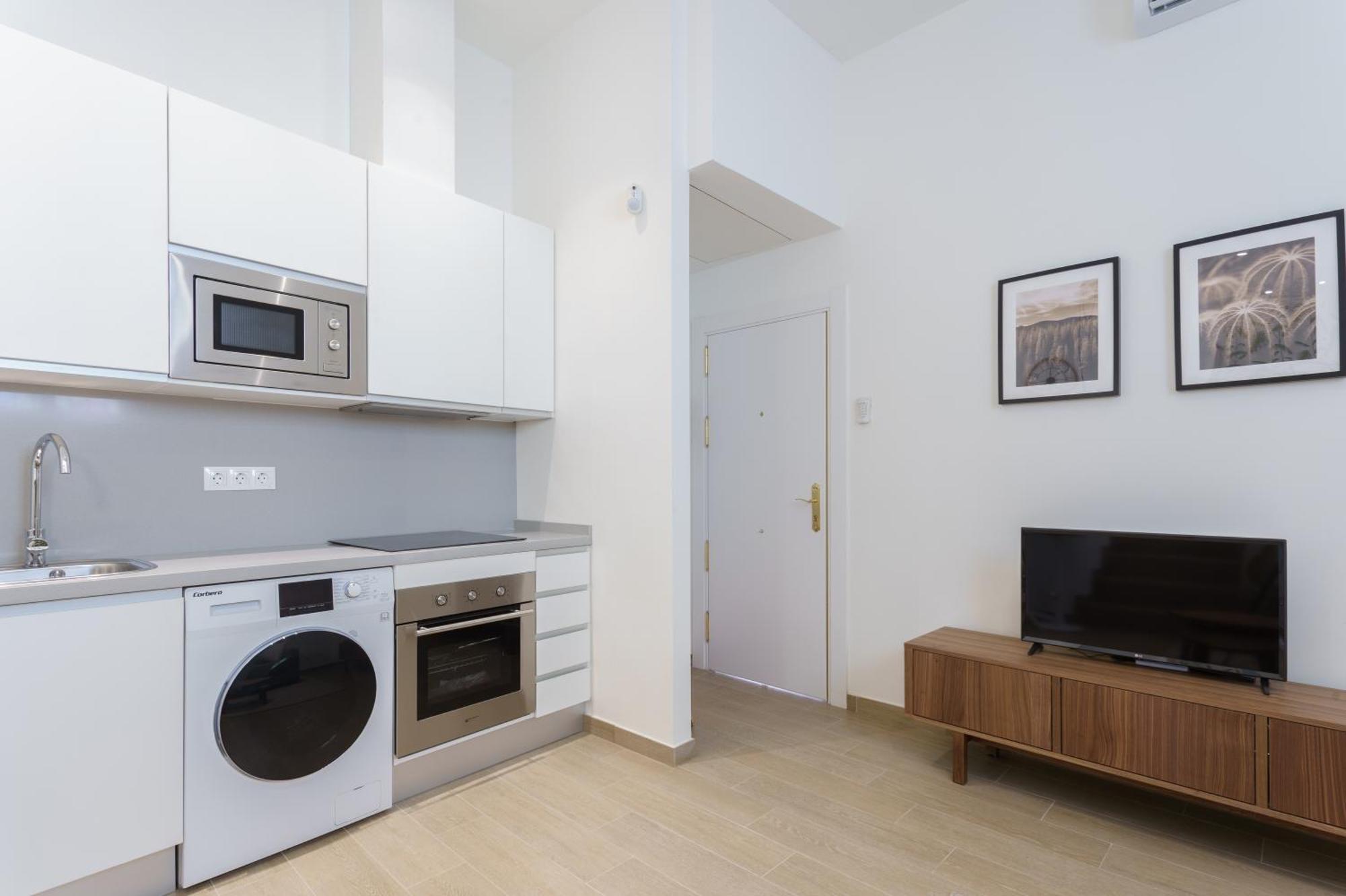 Teatro Suites Malaga Urban Flat Rum bild